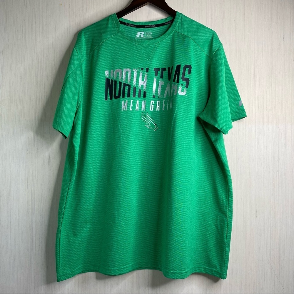 Russell Men’s North Texas Mean Green Athletic Short Sleeve Graphic Tee 2XL
